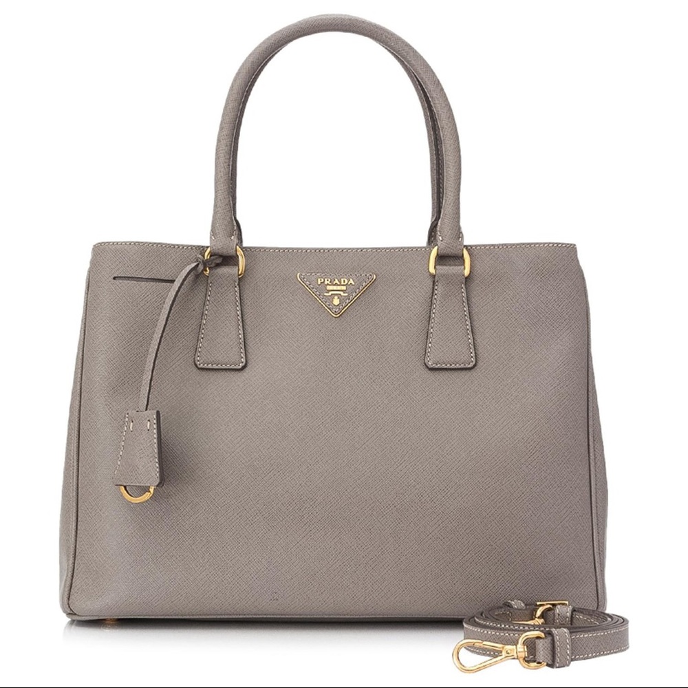 Prada Saffiano Leather Large double zip tote